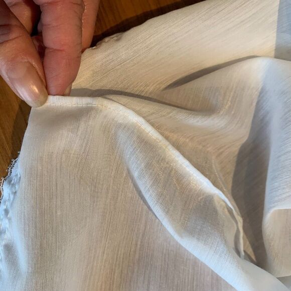 Baby's Christening/layette/wedding gown, hand made, full lining, cap, EUC. - Picture 12 of 15